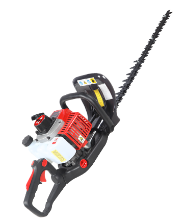 What are the advantages of gasoline hedge trimmers?