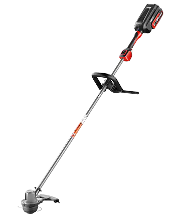 What types of lawns and shrubs are suitable for the A40DC350B01 40V Cordless String Trimmer?